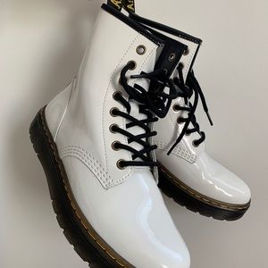 Dr. Martens White Combat Boots